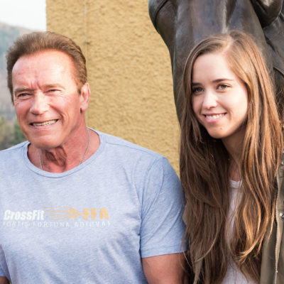 Arnold Schwarzenegger zu Besuch im Museum